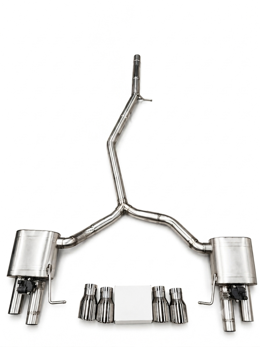 Audi A3/S3/A4/A5 B9 Valved Exhaust System