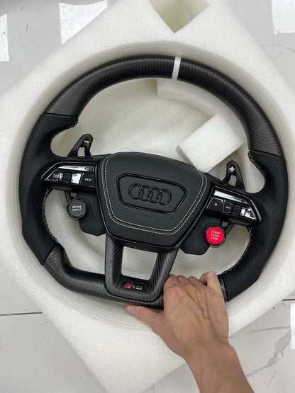 Custom Sport Steering Wheel – Audi C8 / 4K Platform
