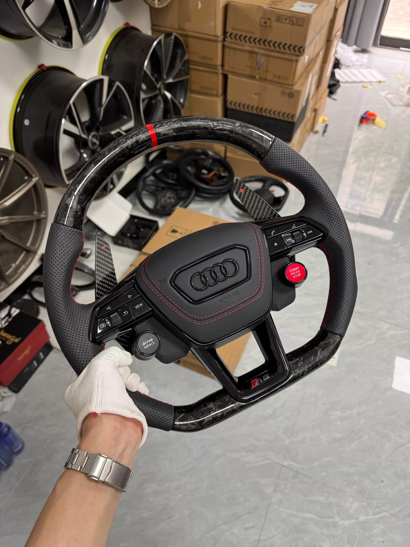 Custom Sport Steering Wheel – Audi C8 / 4K Platform