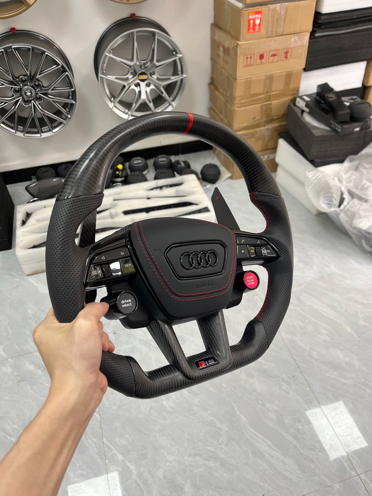 Custom Sport Steering Wheel – Audi C8 / 4K Platform