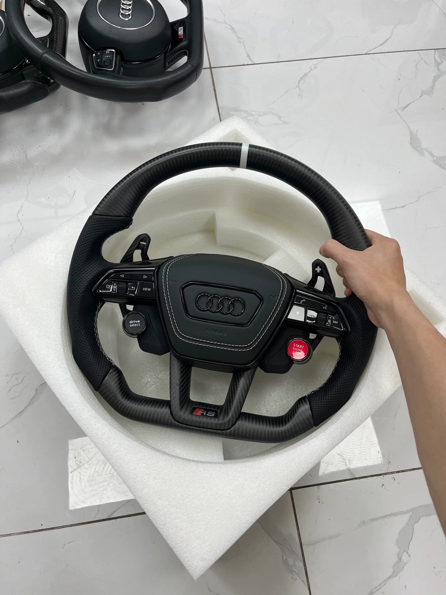 Custom Sport Steering Wheel – Audi C8 / 4K Platform
